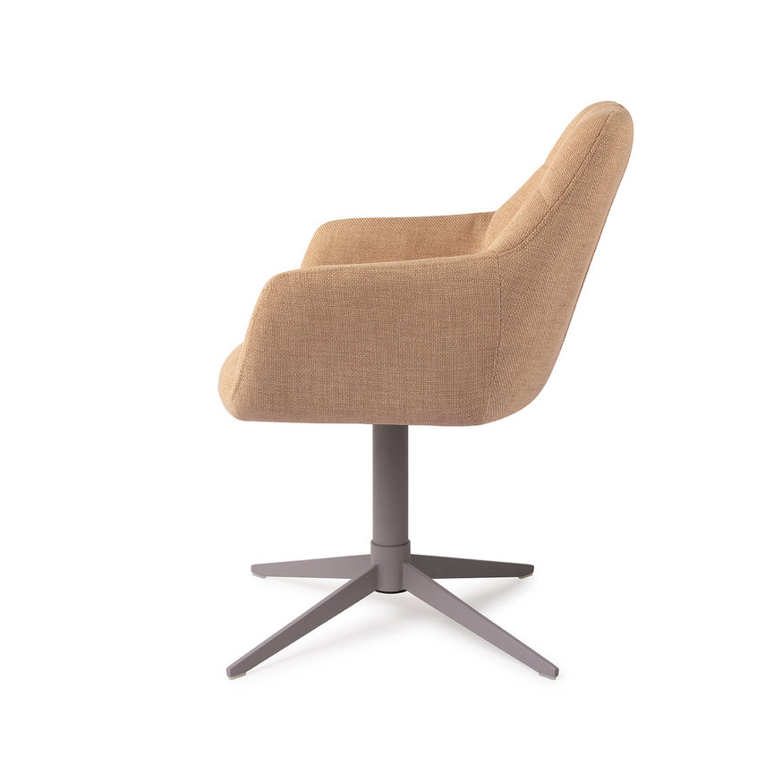 Noto Toasted Toffee Eetkamerstoel Quad Grey