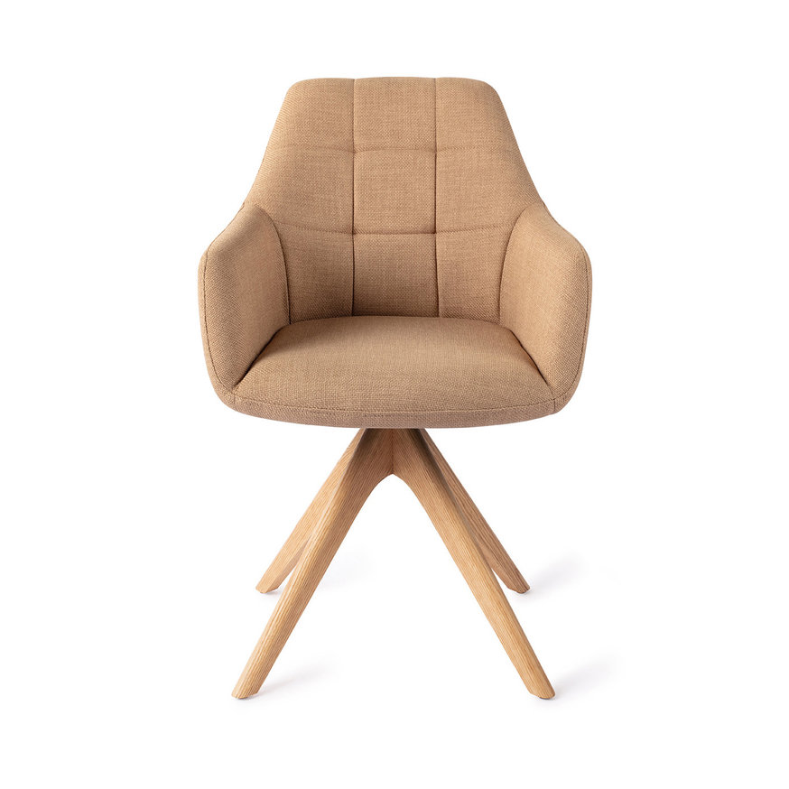 Noto Toasted Toffee Eetkamerstoel Revolve Oak Natural