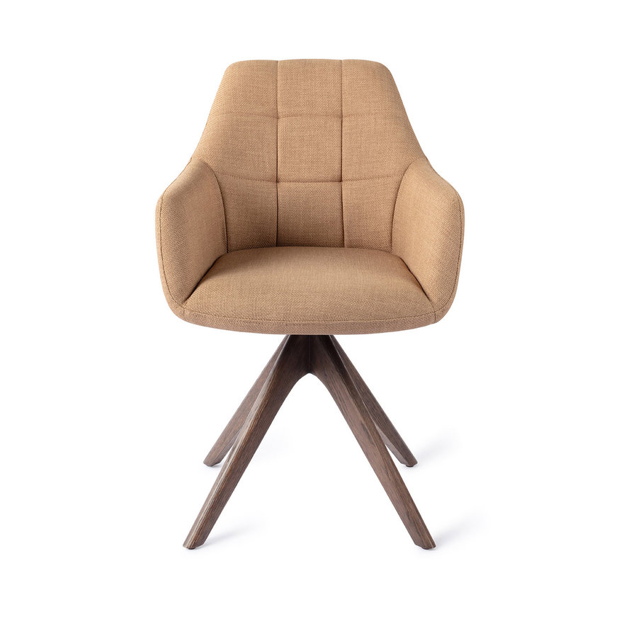 Noto Toasted Toffee Eetkamerstoel Revolve Oak Walnut