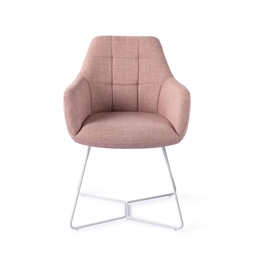Noto VIntage Rose Eetkamerstoel Beehive White