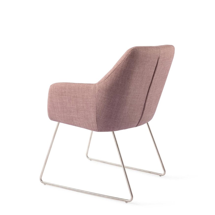 Noto VIntage Rose Eetkamerstoel Slide Steel