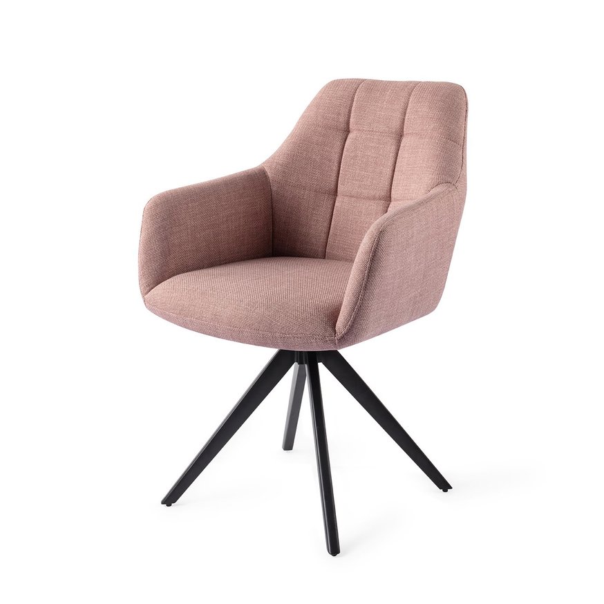 Noto VIntage Rose Eetkamerstoel Turn Black