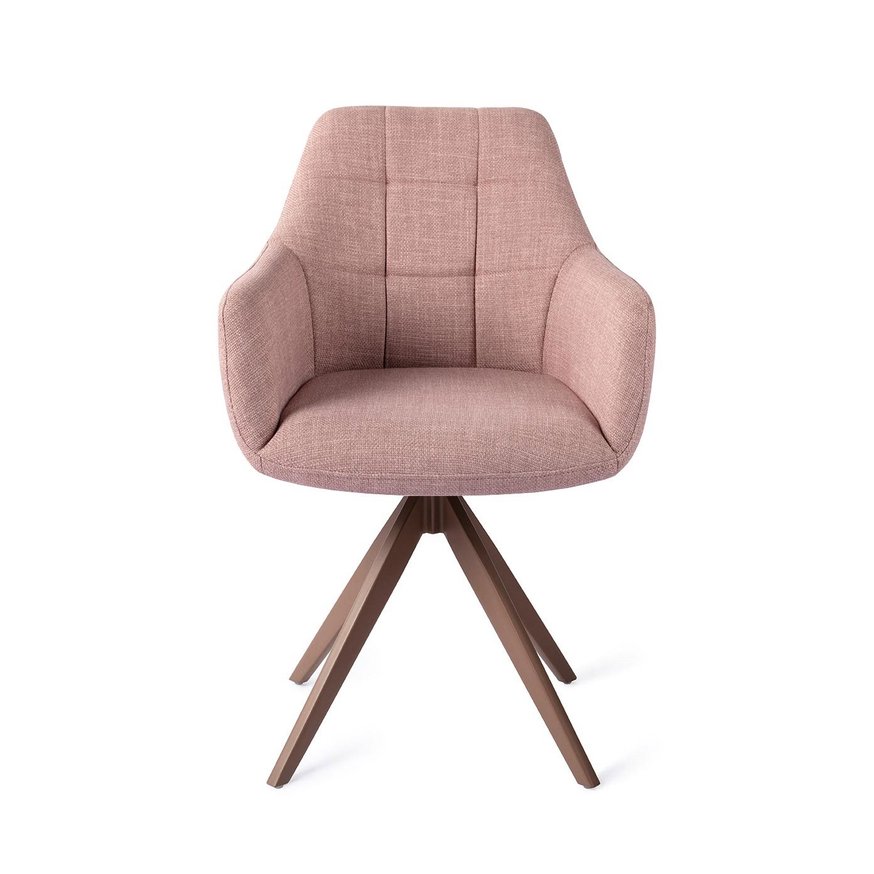 Noto VIntage Rose Eetkamerstoel Turn Brown