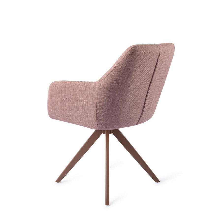 Noto VIntage Rose Eetkamerstoel Turn Brown