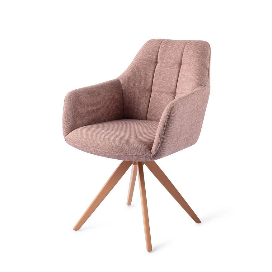 Noto VIntage Rose Eetkamerstoel Turn Peach