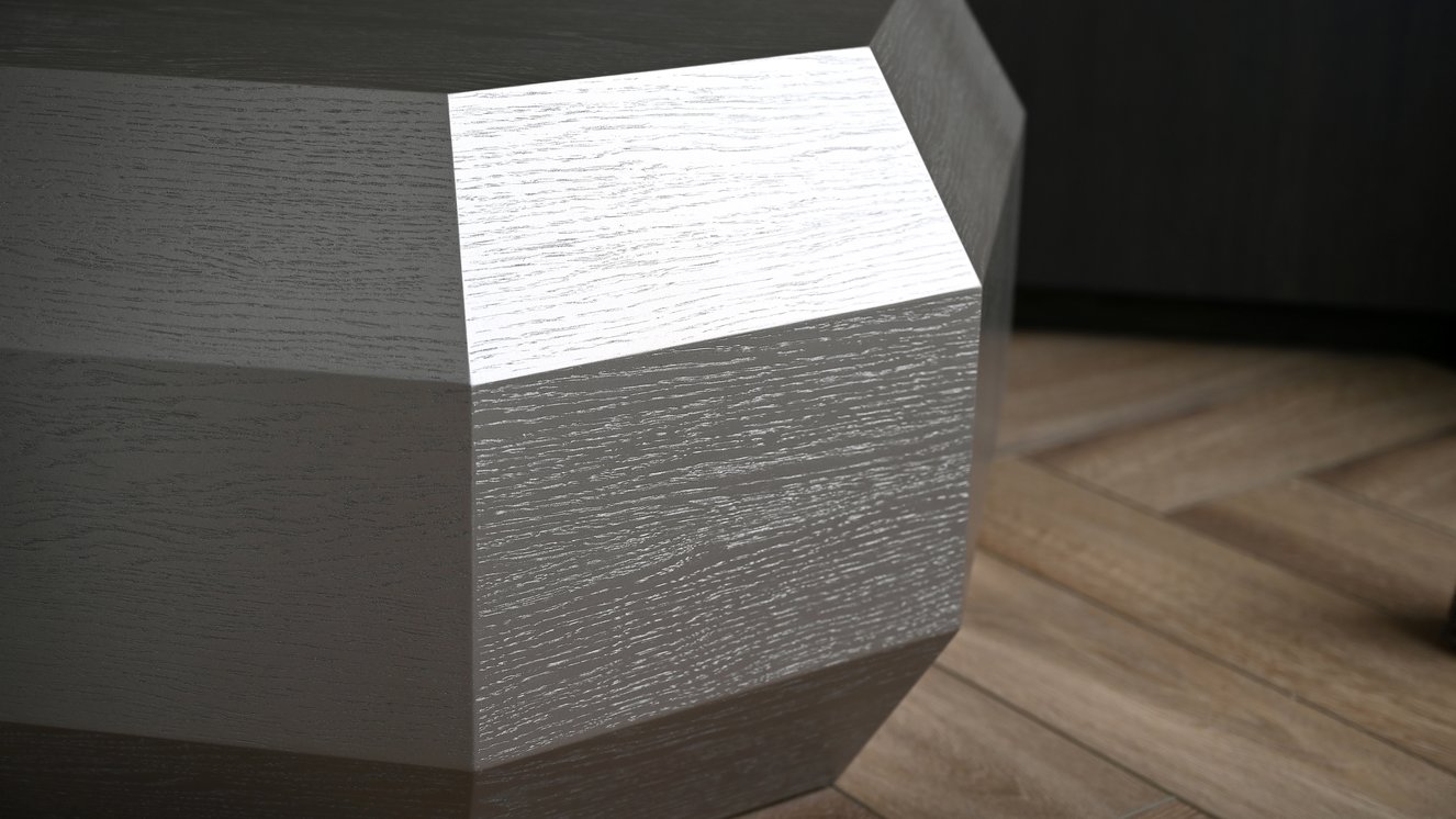 Radiant Bijzettafel Diamond  Eiken