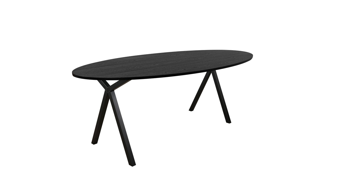 Riga Eettafel Ovaal Eiken