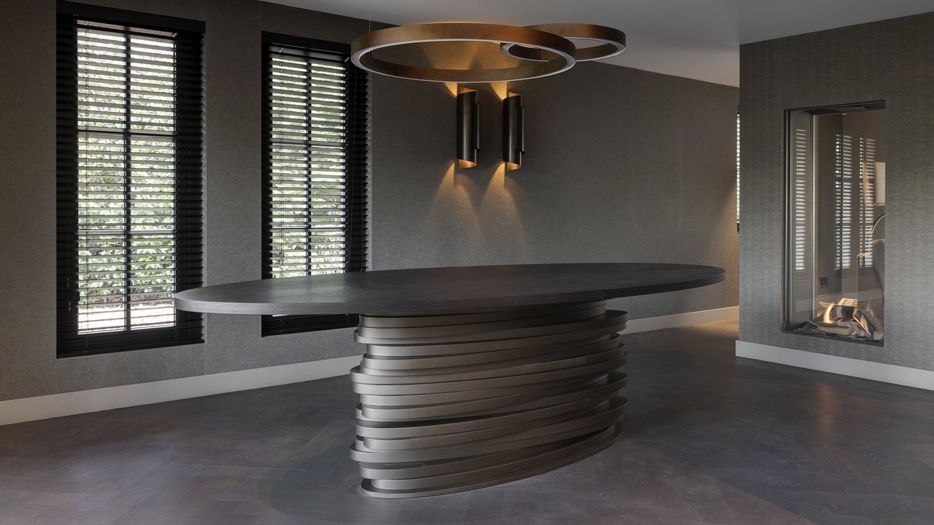 Carino Eettafel Ovaal Eiken