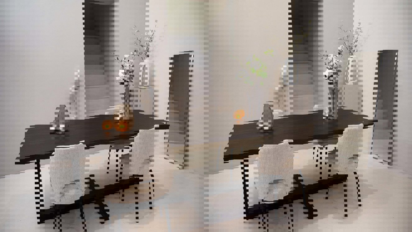 Riviera Eettafel Rechthoekig Eiken