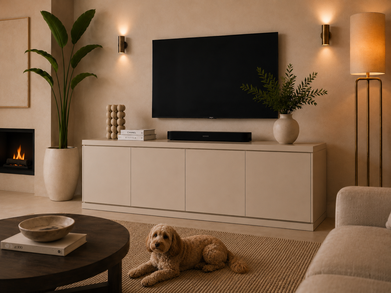 Rockefeller Dressoir 4-deurs Staand