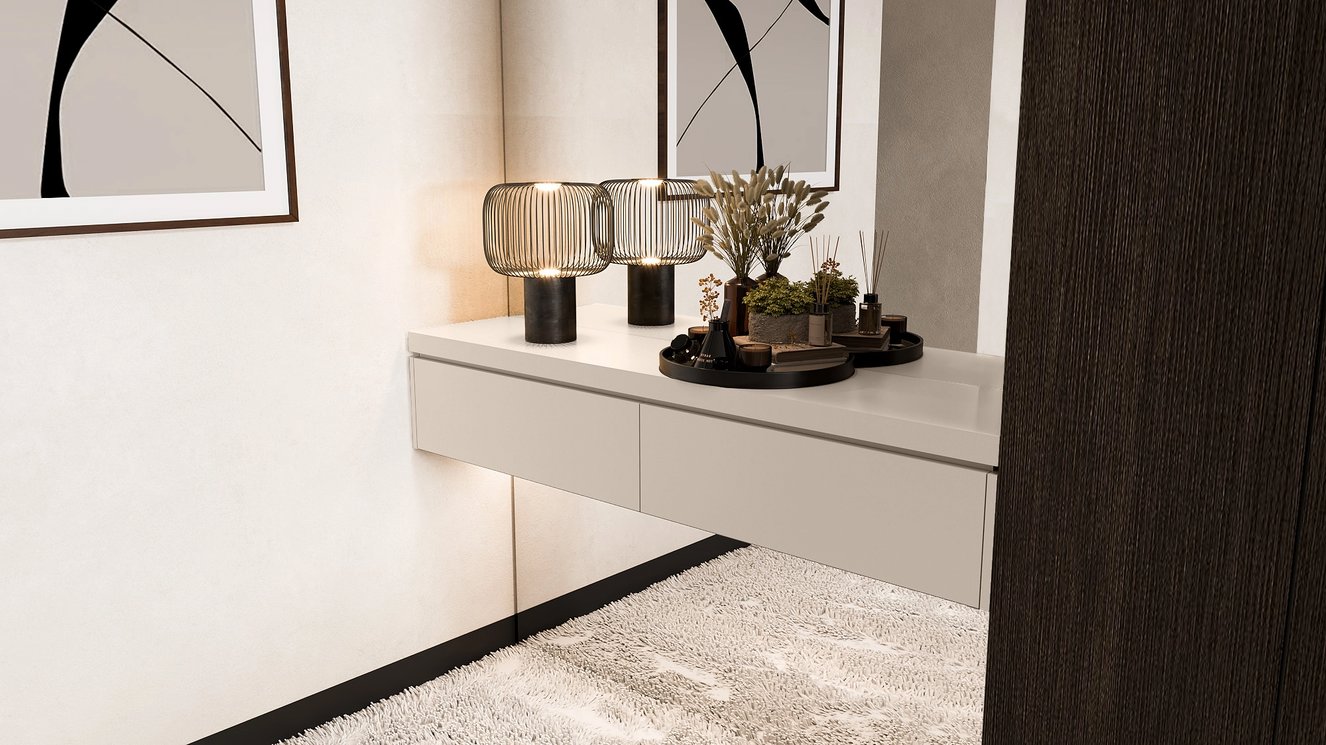 Rockefeller Make-up	tafel 2-Lades