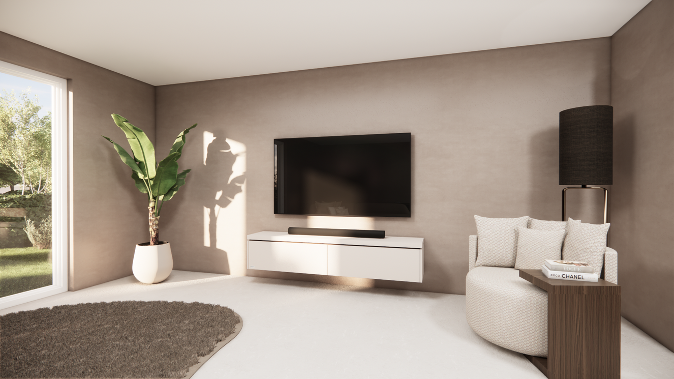 Tv-Meubel	Rockefeller 2 Kleppen MDF