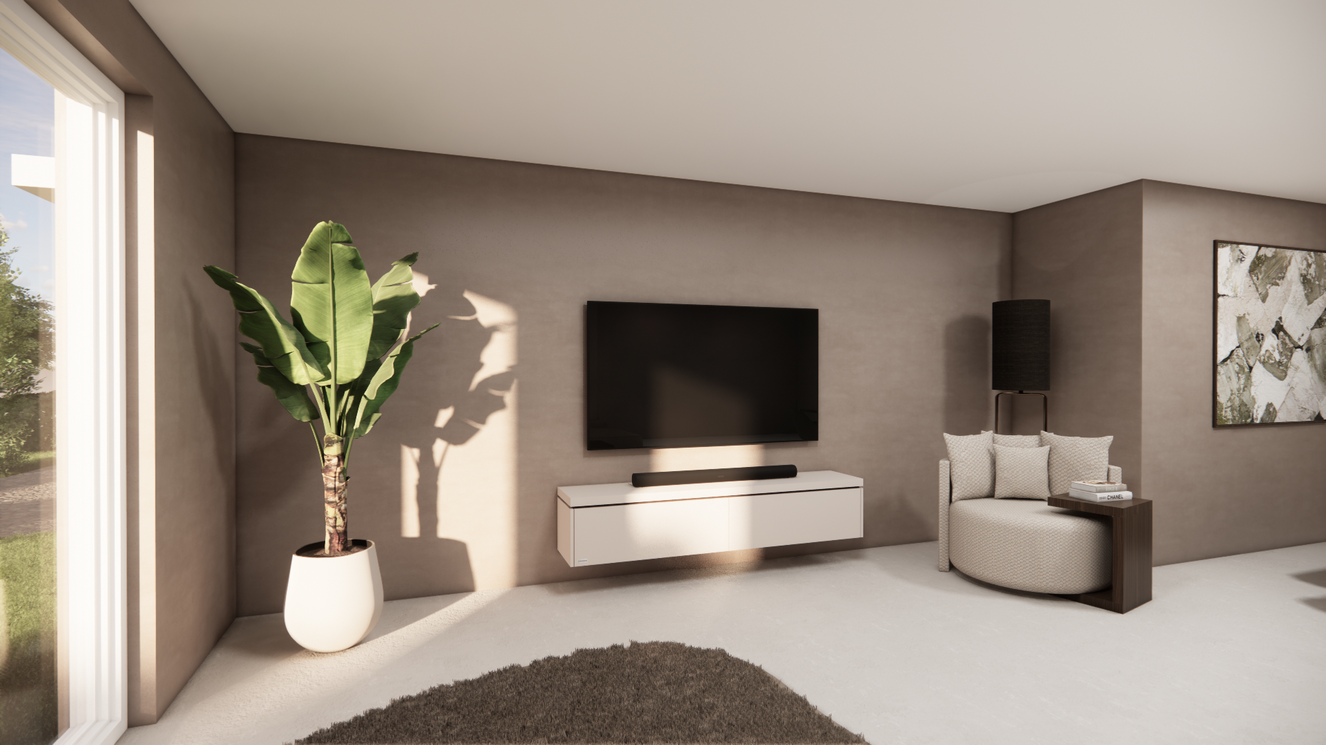 Tv-Meubel	Rockefeller 2 Kleppen MDF