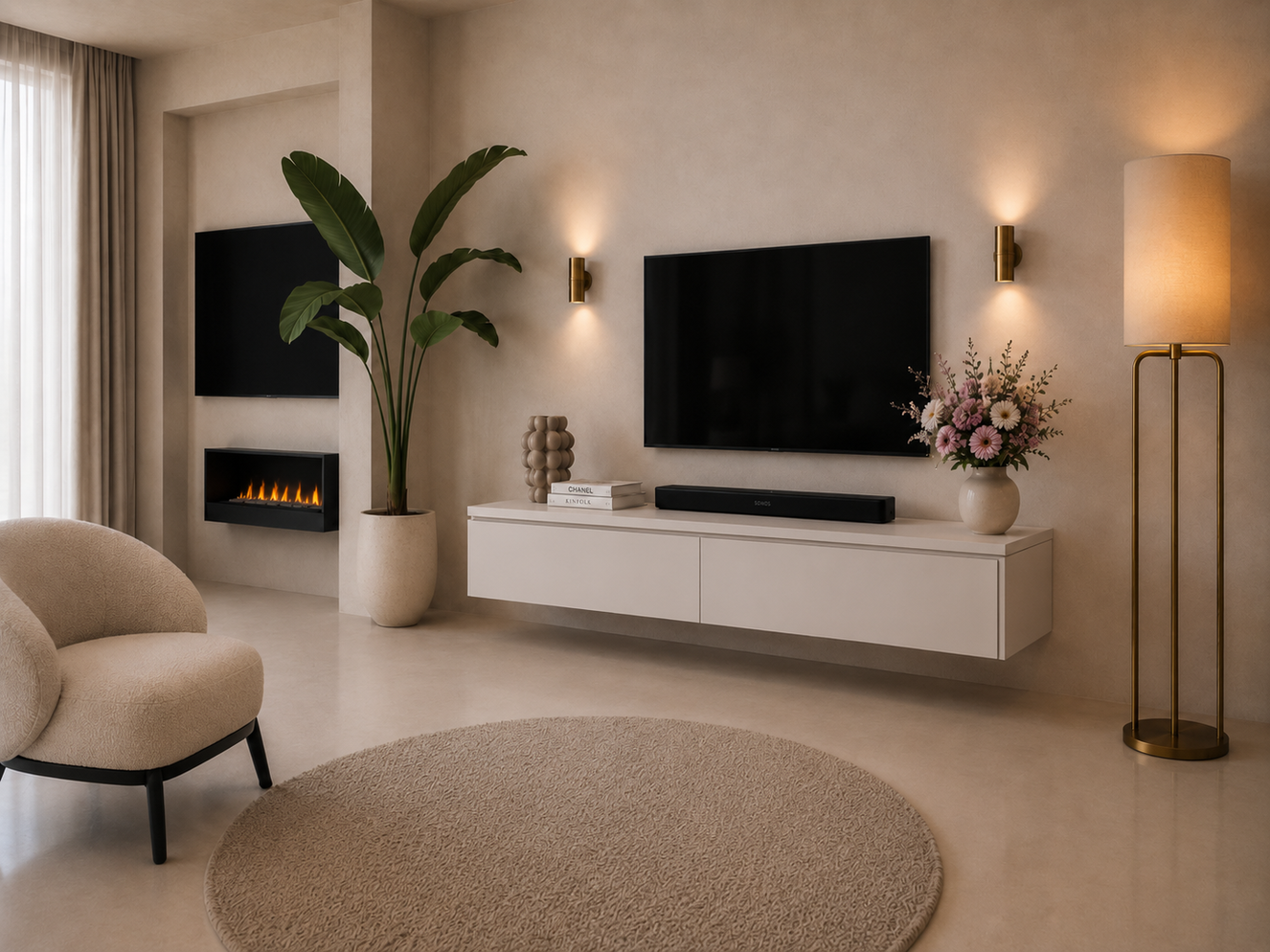 Tv-Meubel	Rockefeller 2 Kleppen MDF