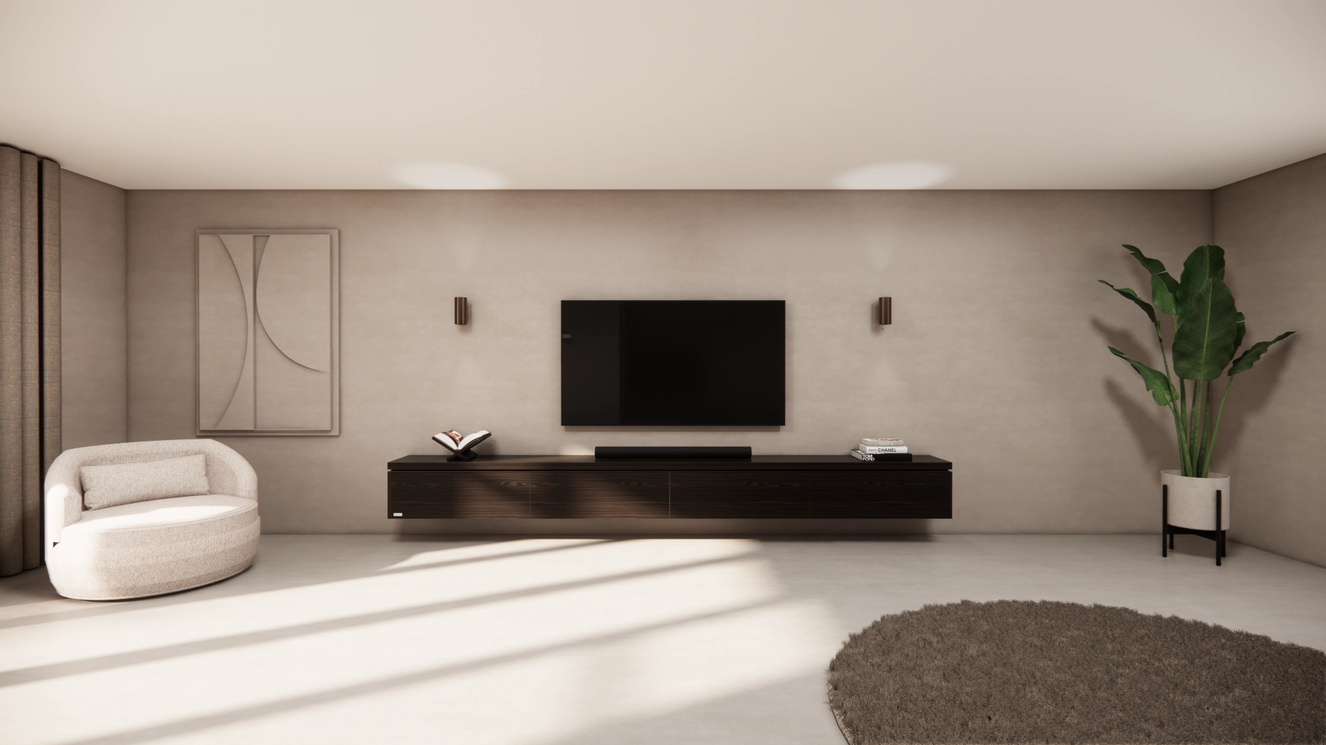 Tv-Meubel	Rockefeller 4-kleppen Eiken