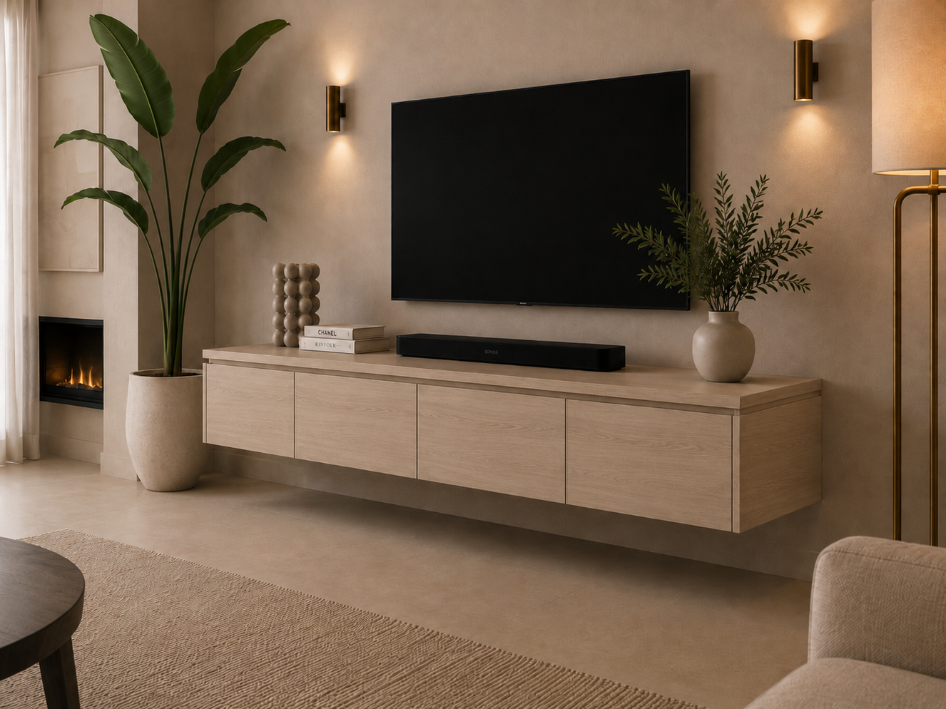 Tv-Meubel	Rockefeller 4-kleppen Eiken