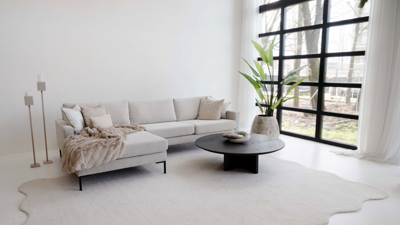 Roma Salontafel Rond Eiken