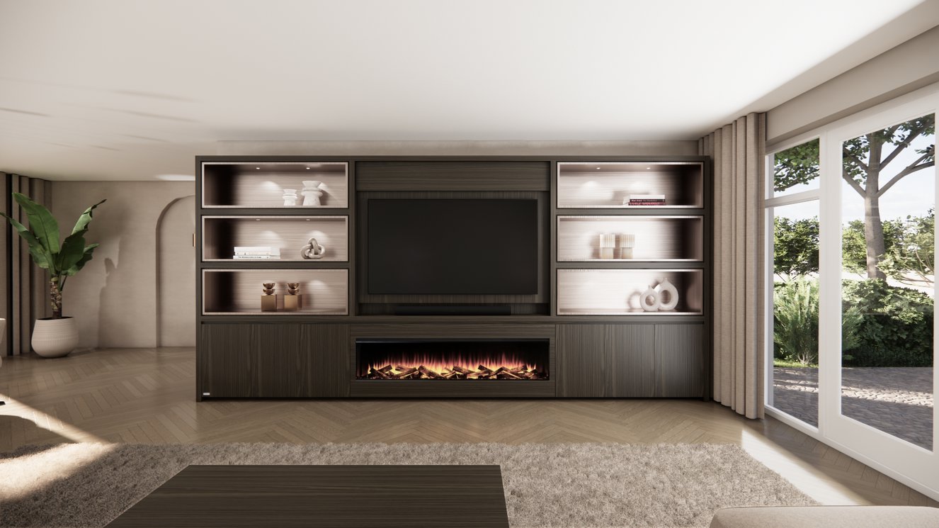 Cinewall	Rowan Royal-size 420-480	cm Eiken British	Fires