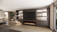 Rowan Cinewall Royal-size 420-480 cm Eiken Dimplex 74Inch