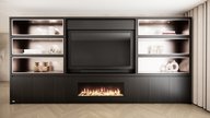 Rowan Cinewall Royal-size 420-480 cm Eiken Dimplex 50Inch