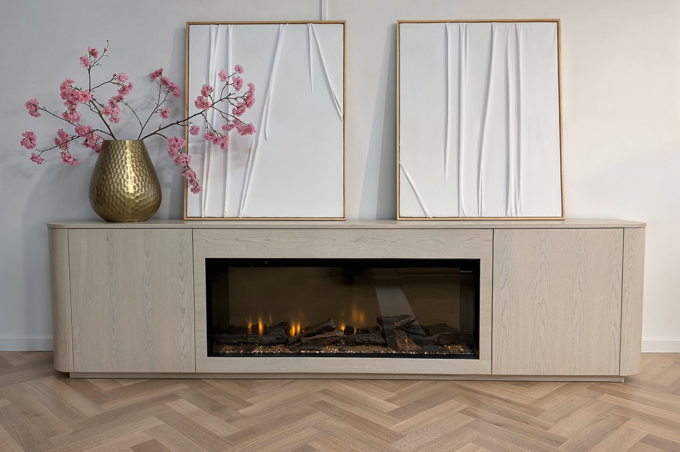 Runa Dressoir 2-deurs met haard