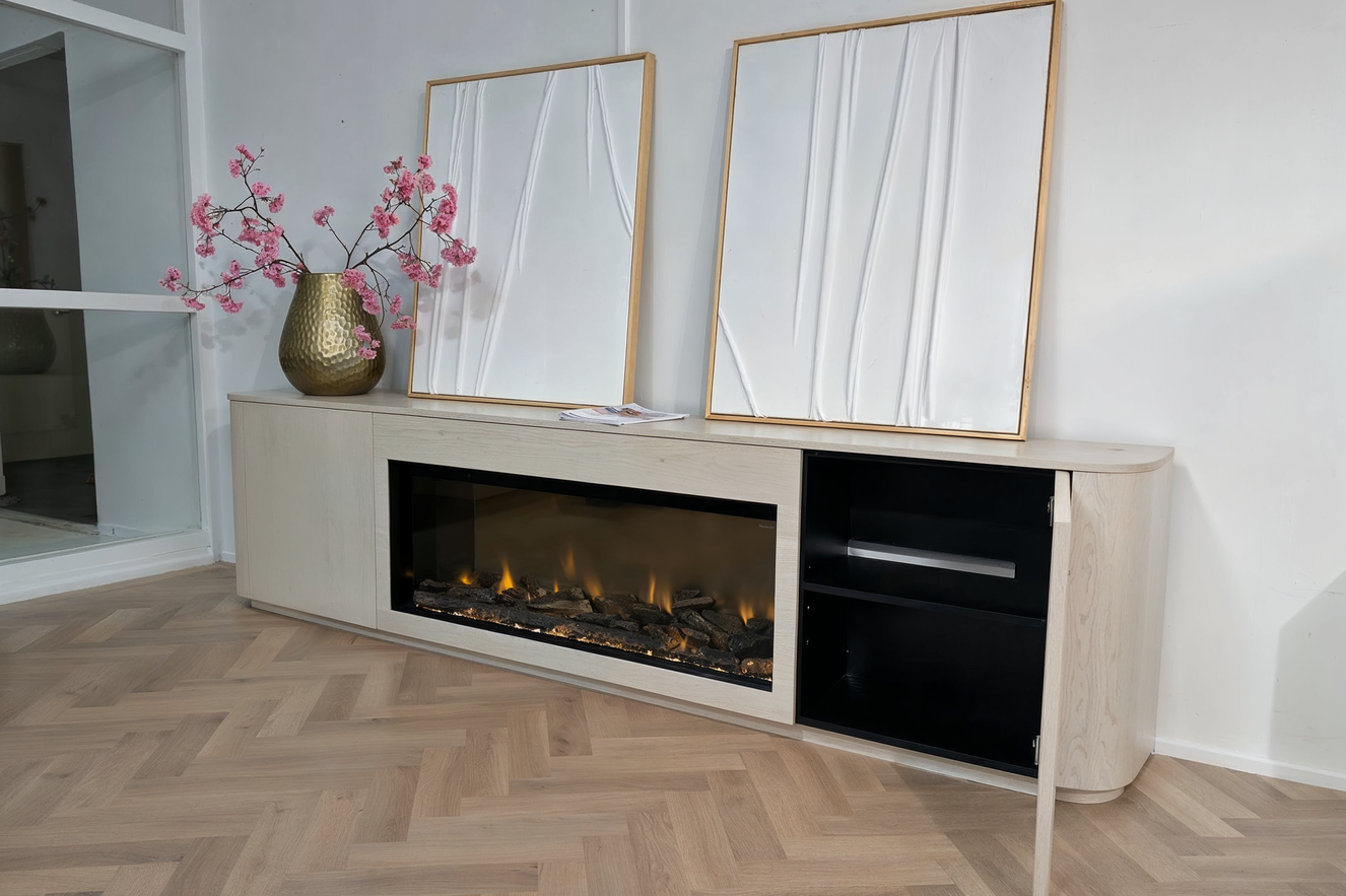 Runa Dressoir 2-deurs met haard