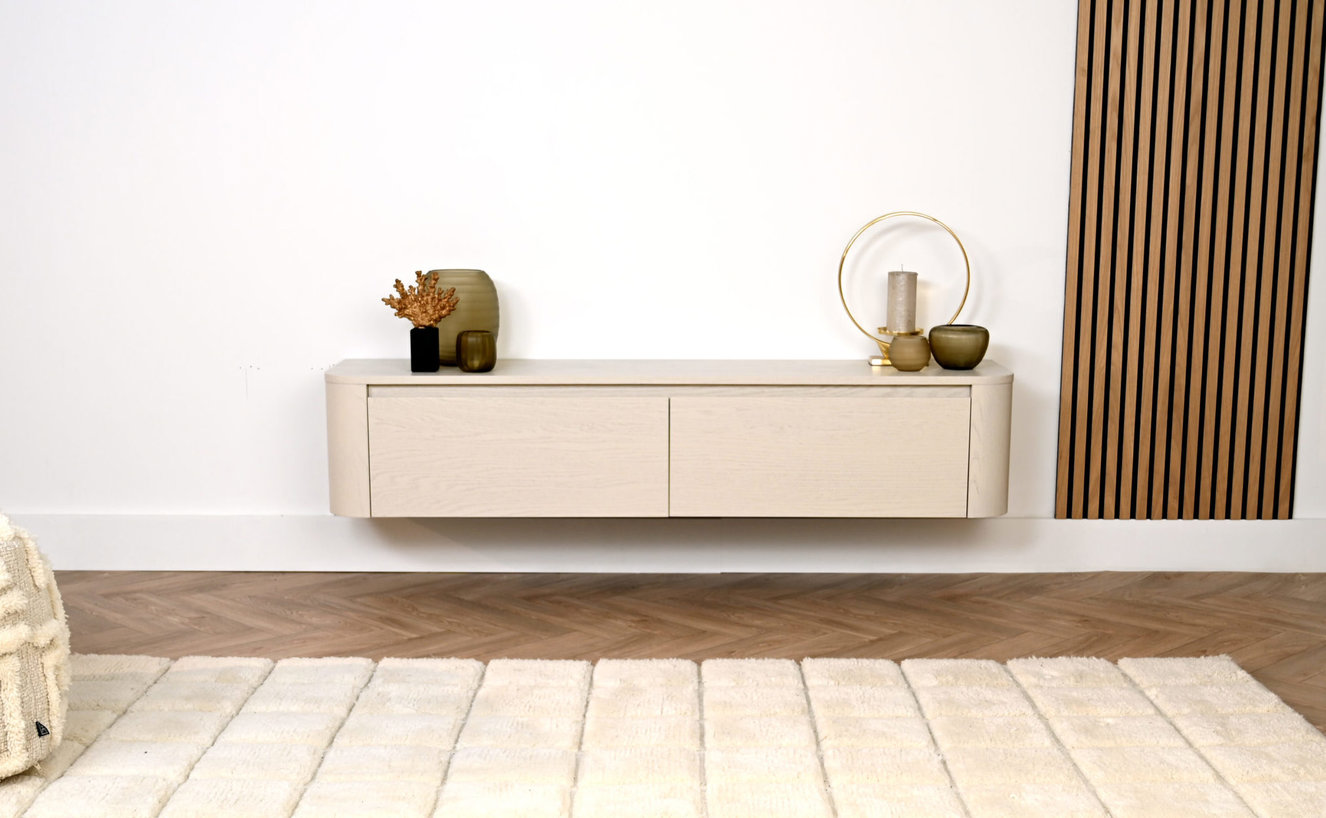 Tv-Meubel	Runa 2-kleppen Eiken