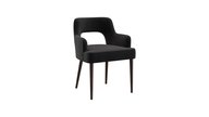 Shell velvet dining chair