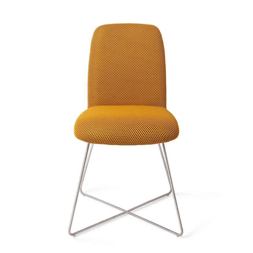 Taiwa Groovy Garam Eetkamerstoel Cross Steel