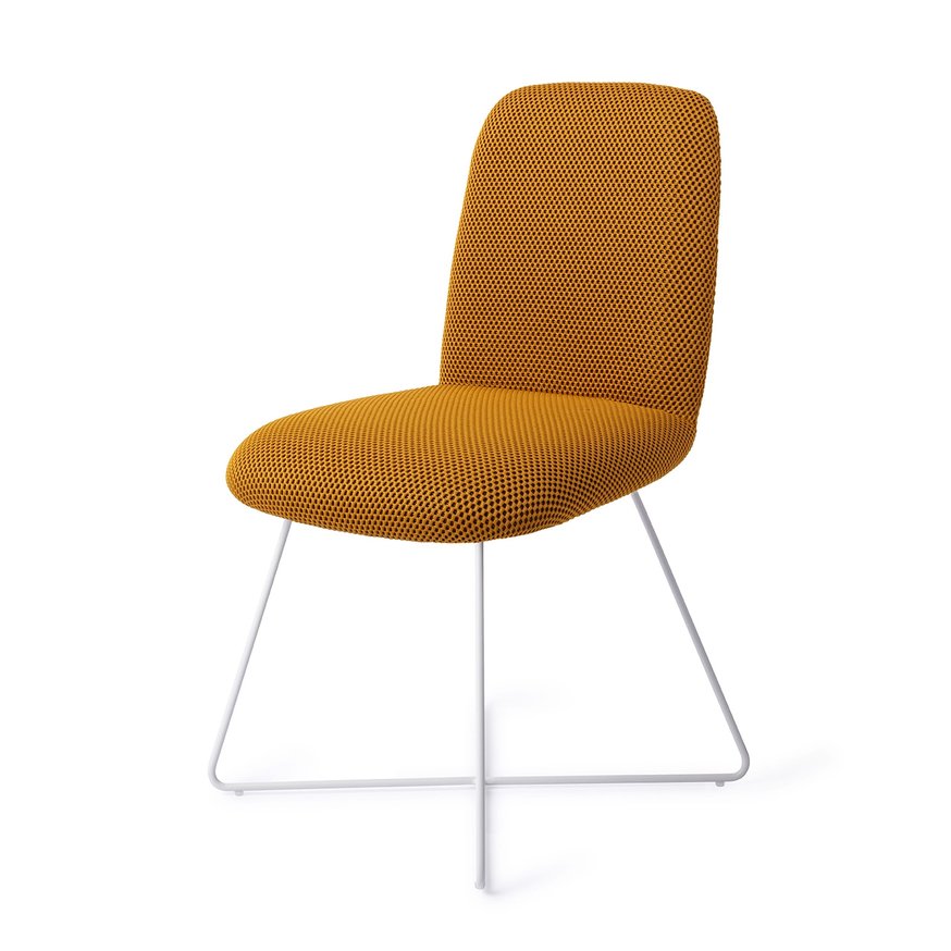 Taiwa Groovy Garam Eetkamerstoel Cross White