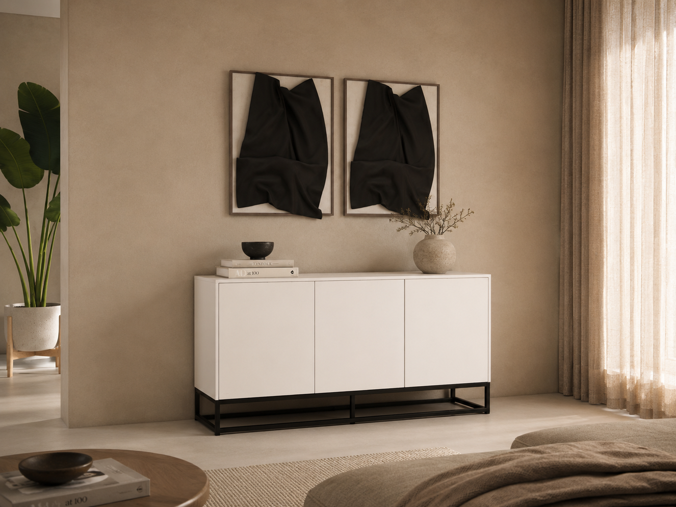 Thompson Dressoir 3-deurs Staand