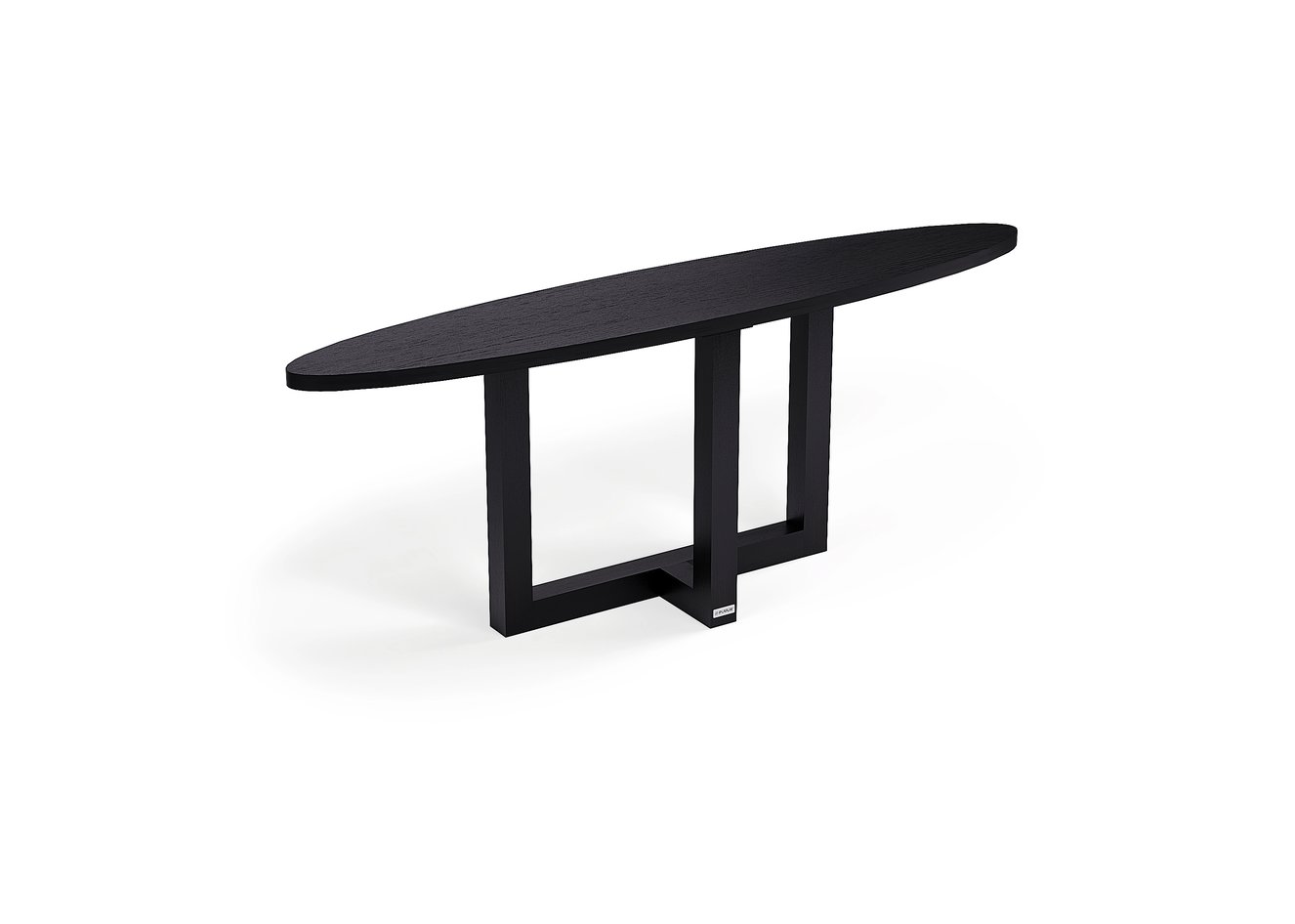 Tiago Sidetable Ovaal Eiken