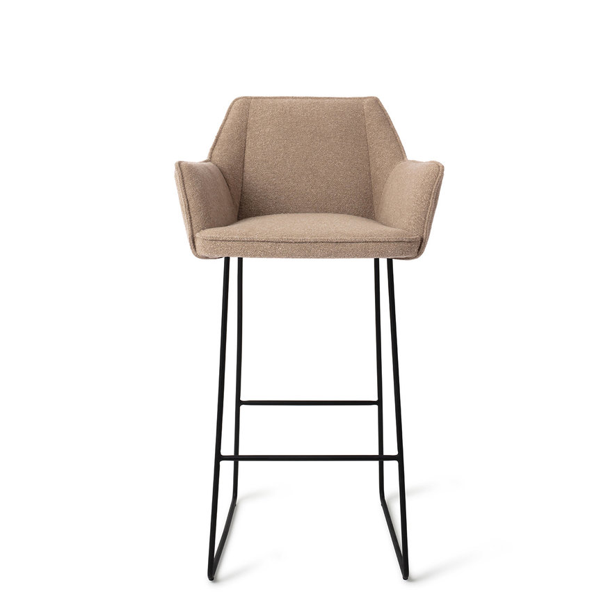 Tome Great Greige Barkruk Slide Black