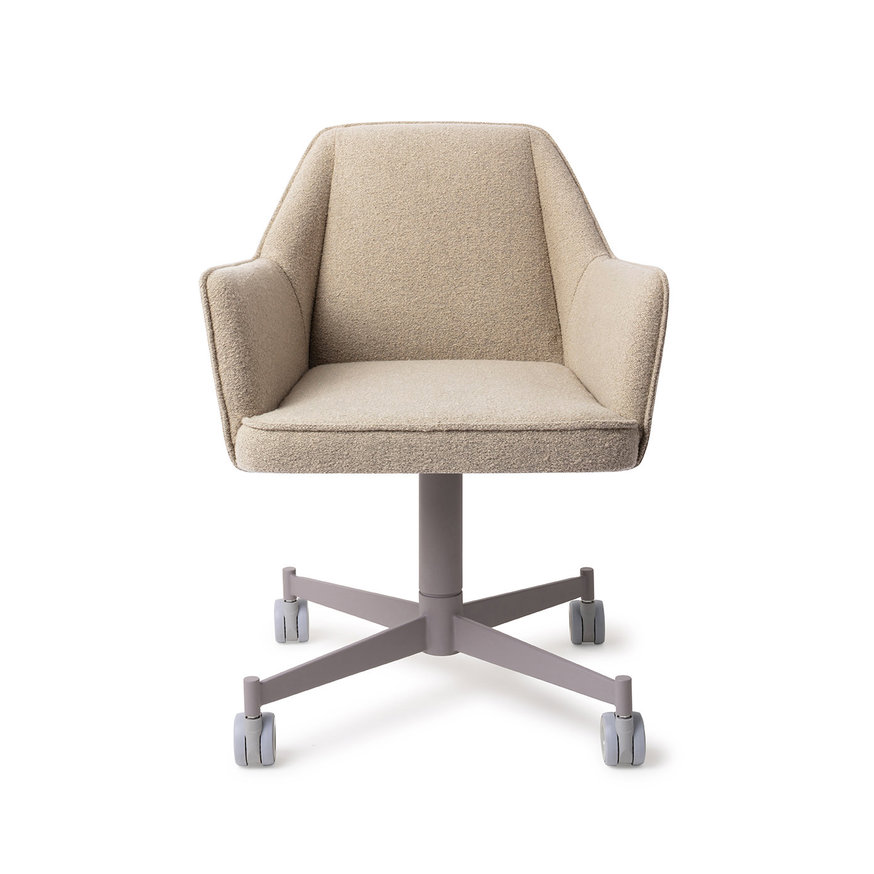 Tome Great Greige Eetkamerstoel Caster Grey