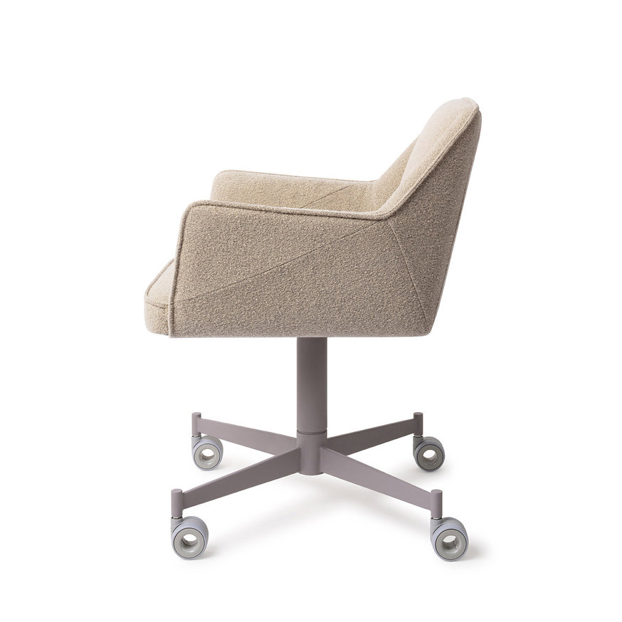 Tome Great Greige Eetkamerstoel Caster Grey