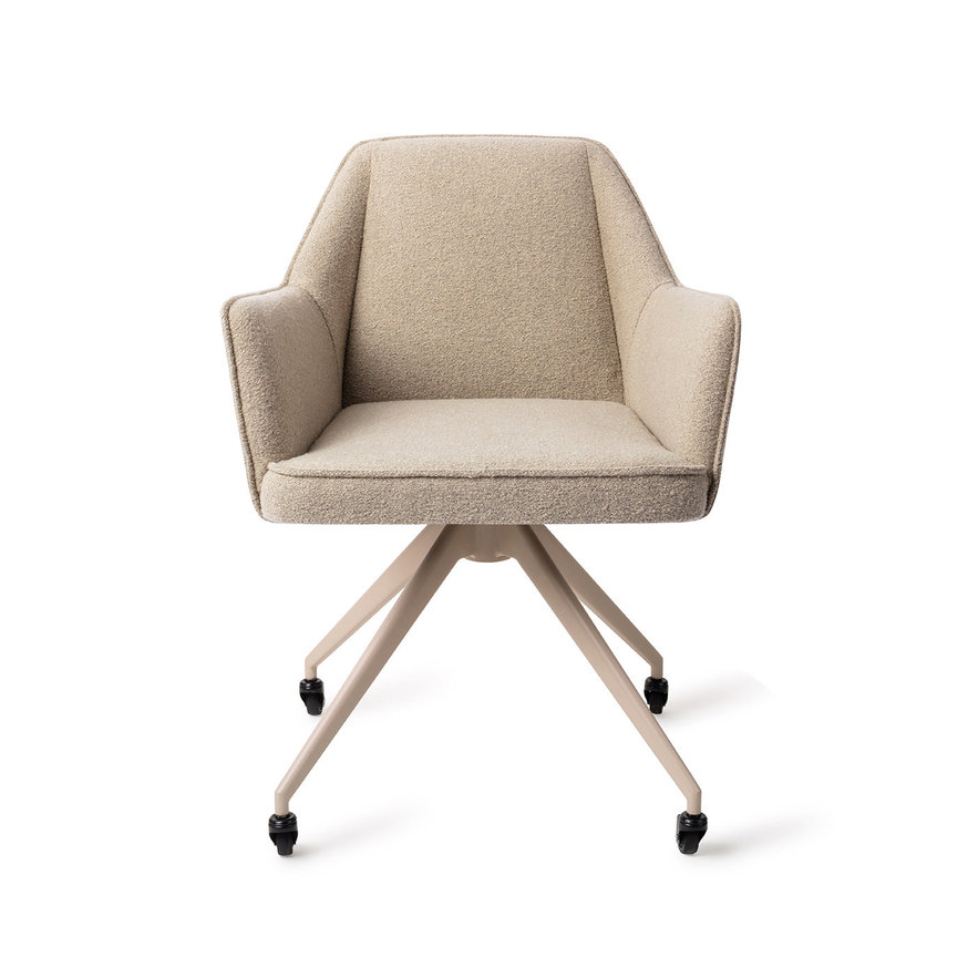 Tome Great Greige Eetkamerstoel Glide Beige