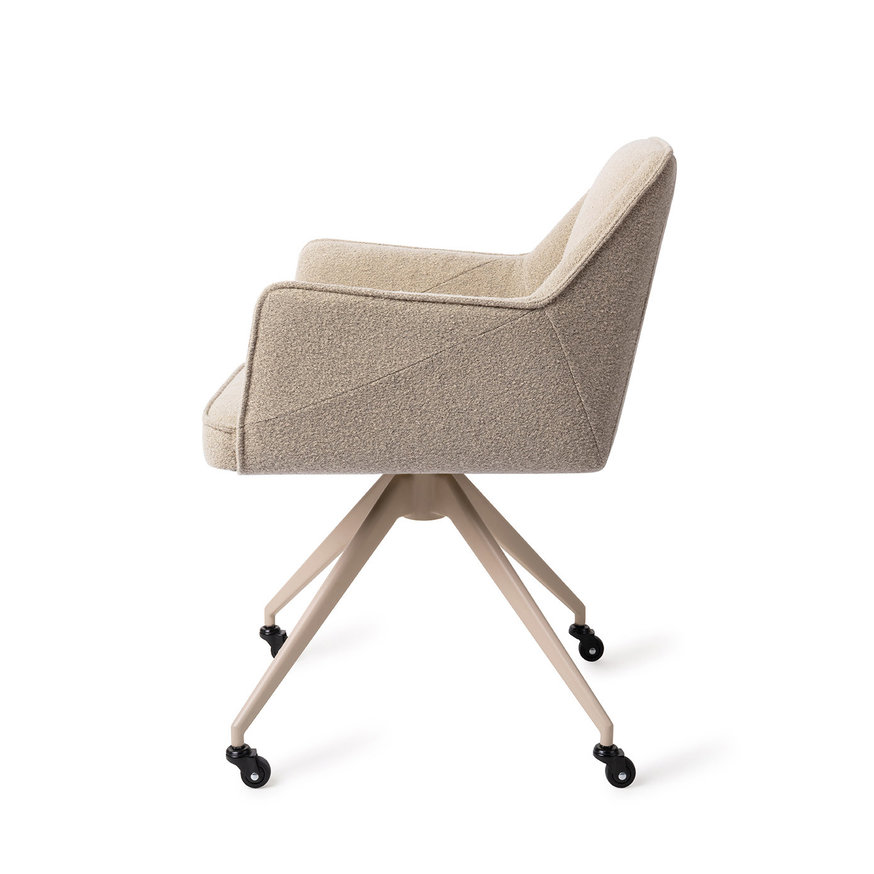 Tome Great Greige Eetkamerstoel Glide Beige