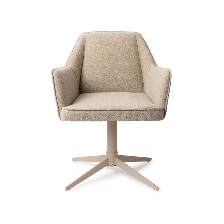 Tome Great Greige Eetkamerstoel Quad Beige