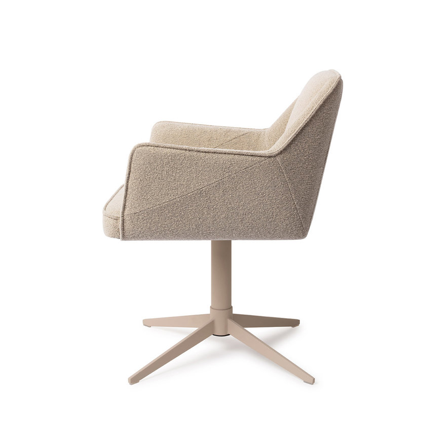 Tome Great Greige Eetkamerstoel Quad Beige