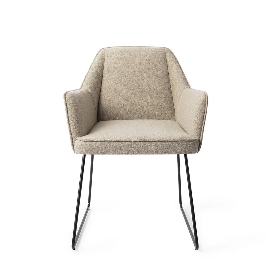 Tome Great Greige Eetkamerstoel Slide Black