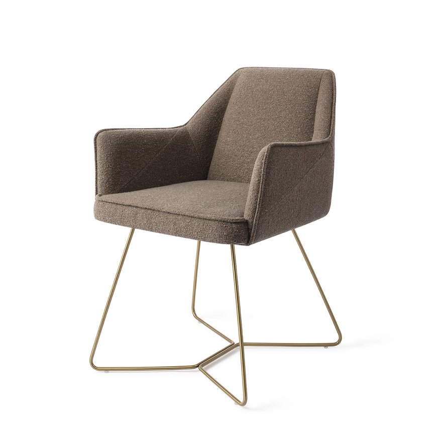 Tome Idaho Potato Eetkamerstoel Beehive Gold