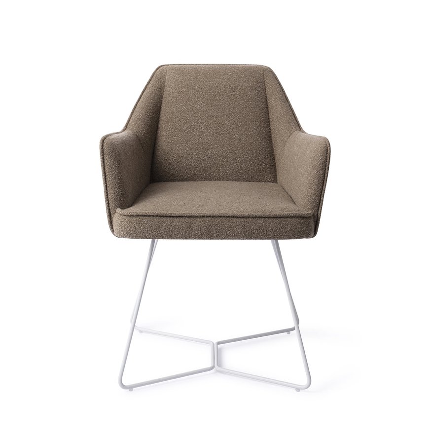 Tome Idaho Potato Eetkamerstoel Beehive White