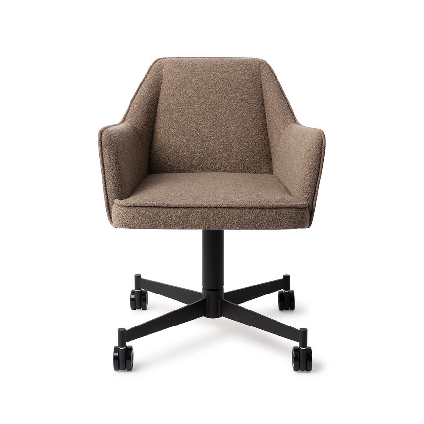 Tome Idaho Potato Eetkamerstoel Caster Black