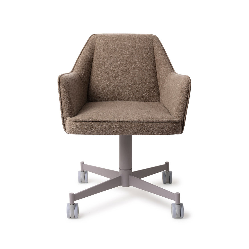 Tome Idaho Potato Eetkamerstoel Caster Grey