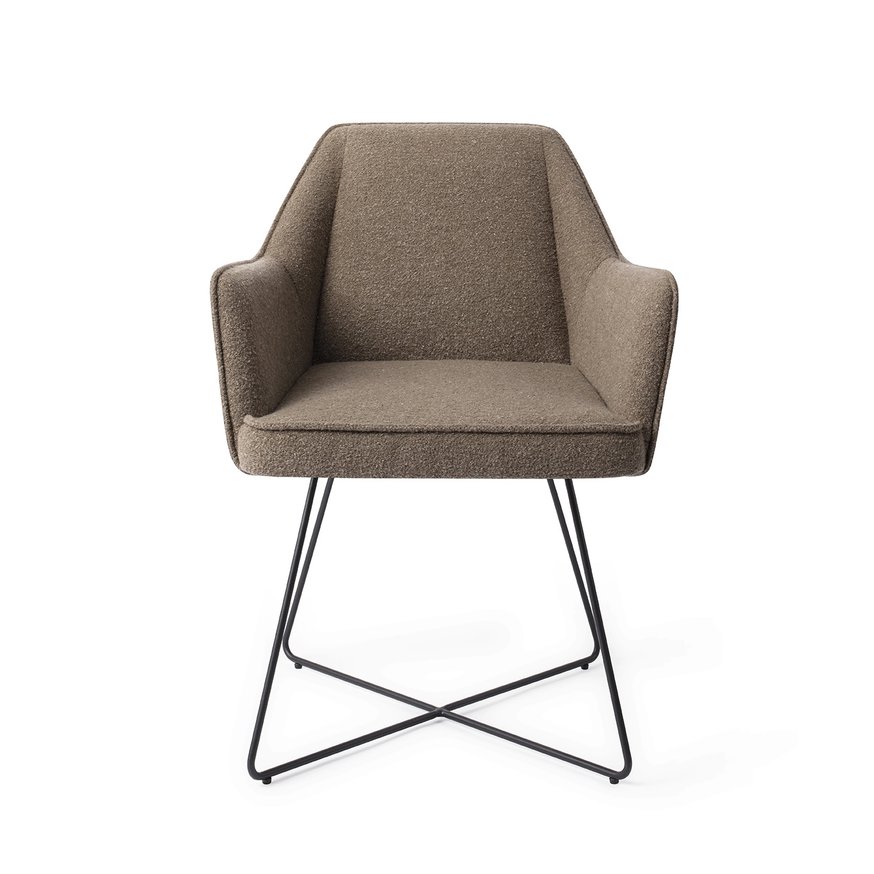 Tome Idaho Potato Eetkamerstoel Cross Black