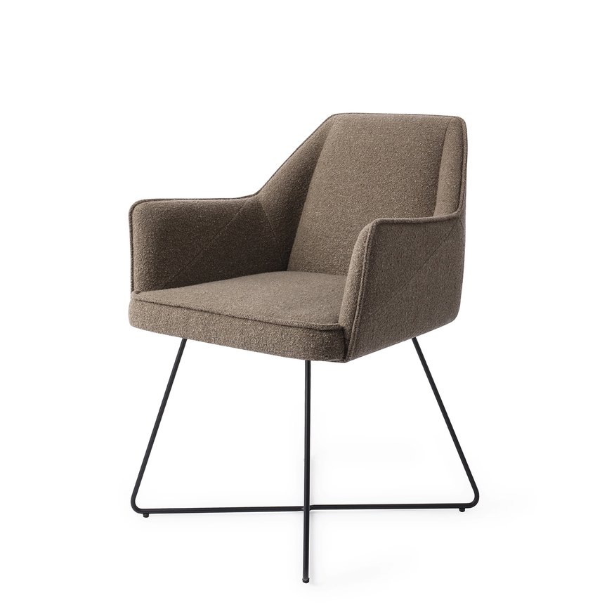 Tome Idaho Potato Eetkamerstoel Cross Black