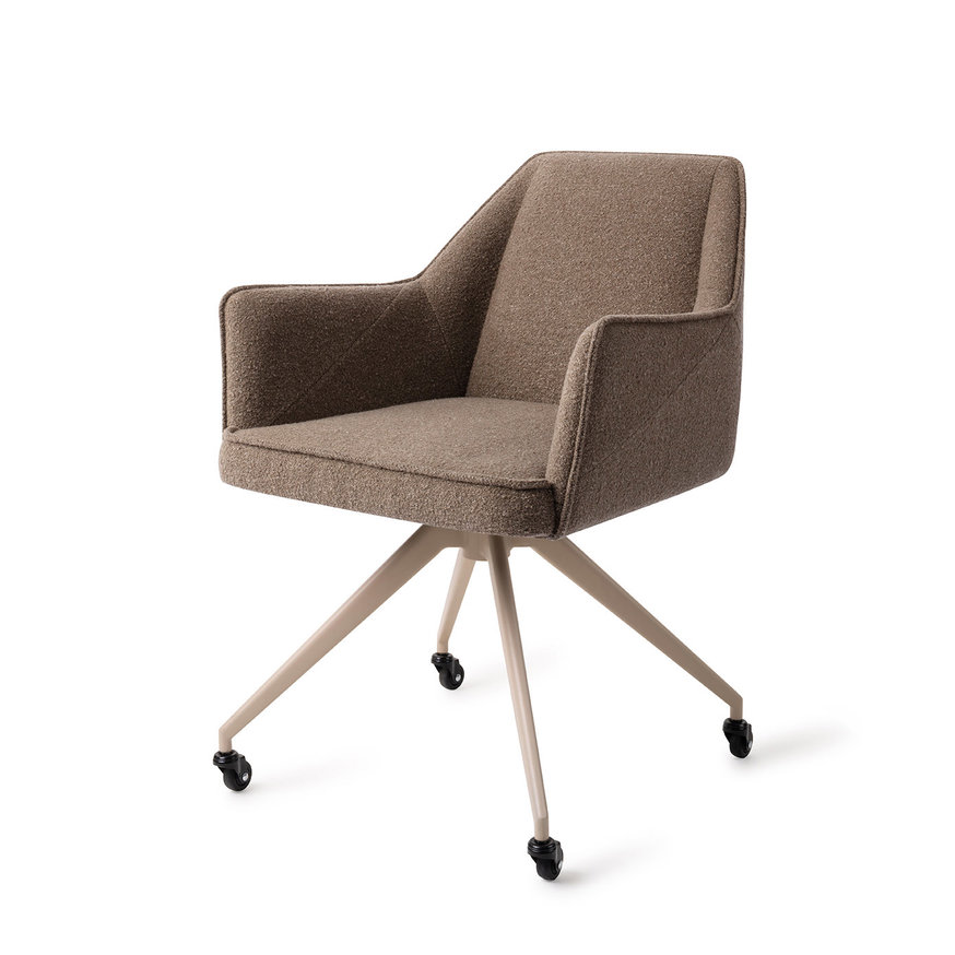 Tome Idaho Potato Eetkamerstoel Glide Beige