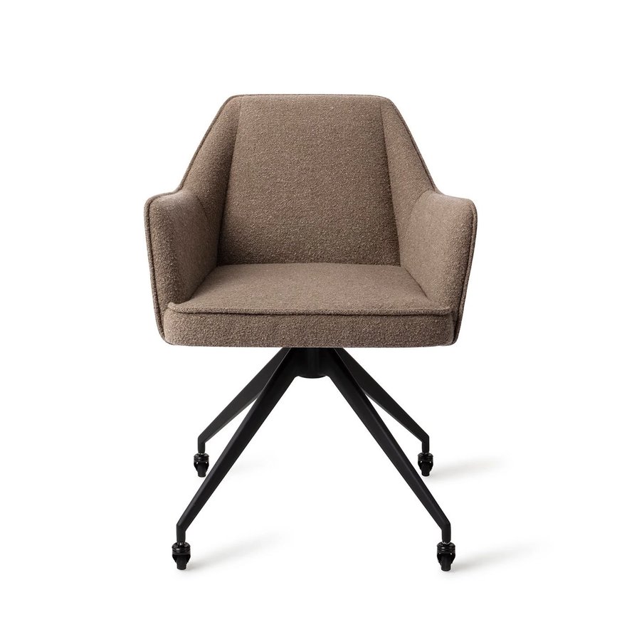 Tome Idaho Potato Eetkamerstoel Glide Black