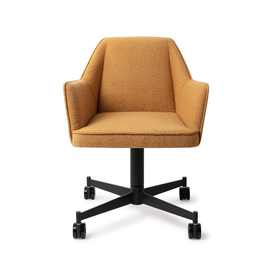 Tome Masai Giraffe Eetkamerstoel Caster Black