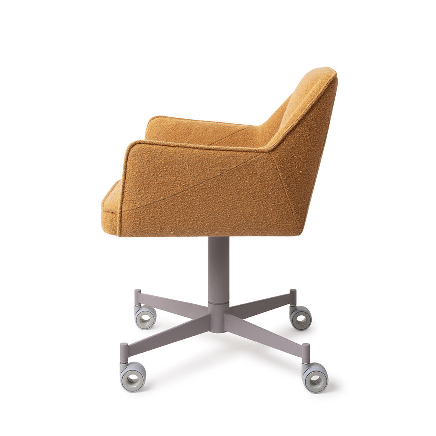 Tome Masai Giraffe Eetkamerstoel Caster Grey